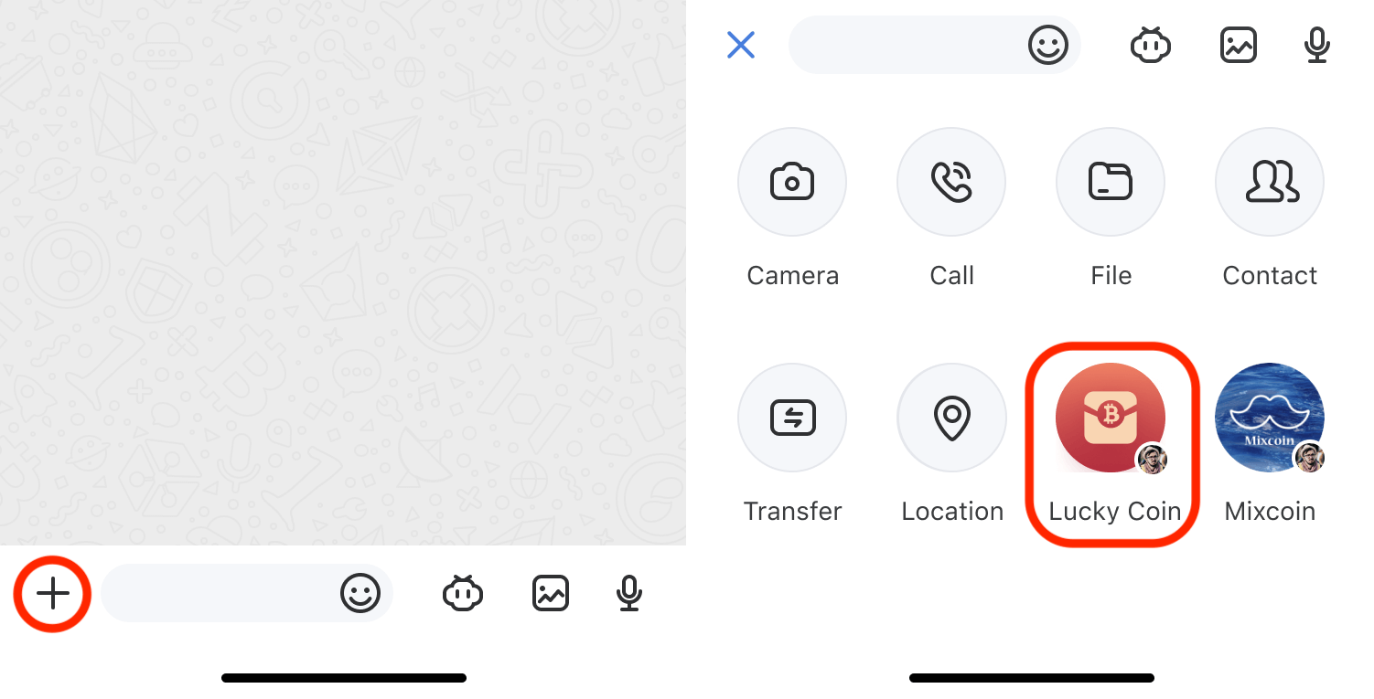 Tab + Icon